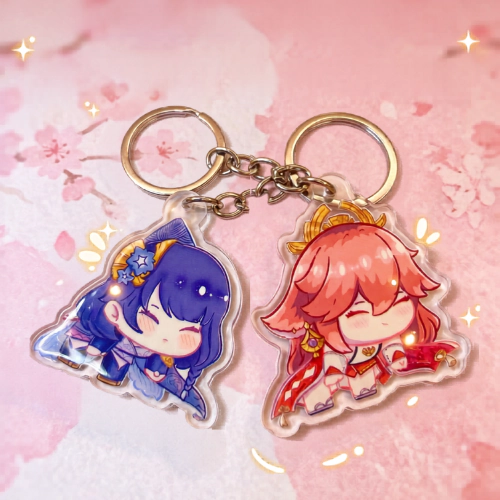 Genshin Impact Acrylic Keychains