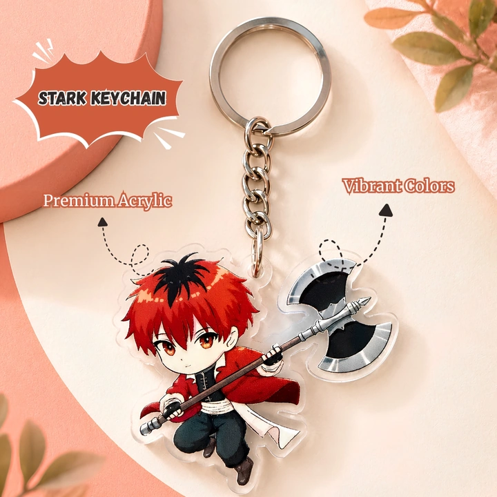 Stark Premium Hanging Keychain For Bags, Backpack Accessory, Keyring & Anime Gift